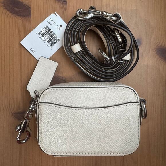 NWT ❤️ Coach Pouch Crossbody Chalk - Picture 10 of 13